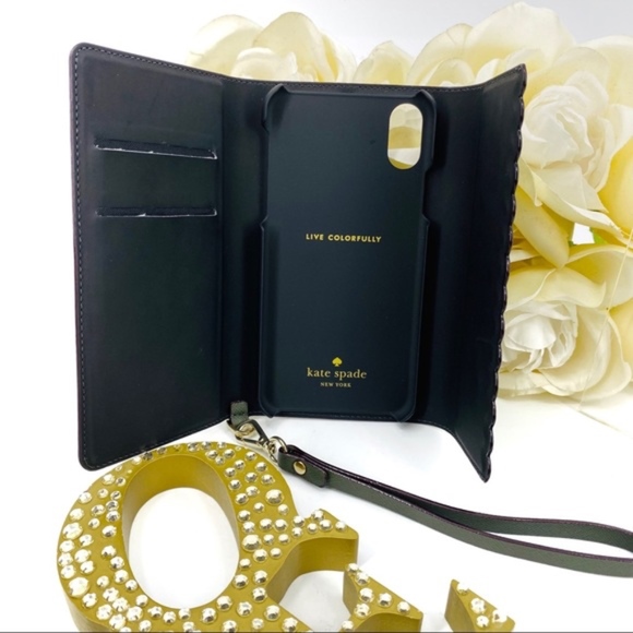 Kate Spade Wallet iPhone X Cell Phone Case - Picture 3 of 8